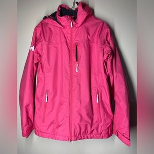 HH Helly Hansen Ladies Jacket CREW HOODED ( pink ) Sz XL